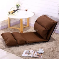 225cm modern floor foldable chaise lounge chair living room japanese style reclining lounger single sofa upholstered sleep chair