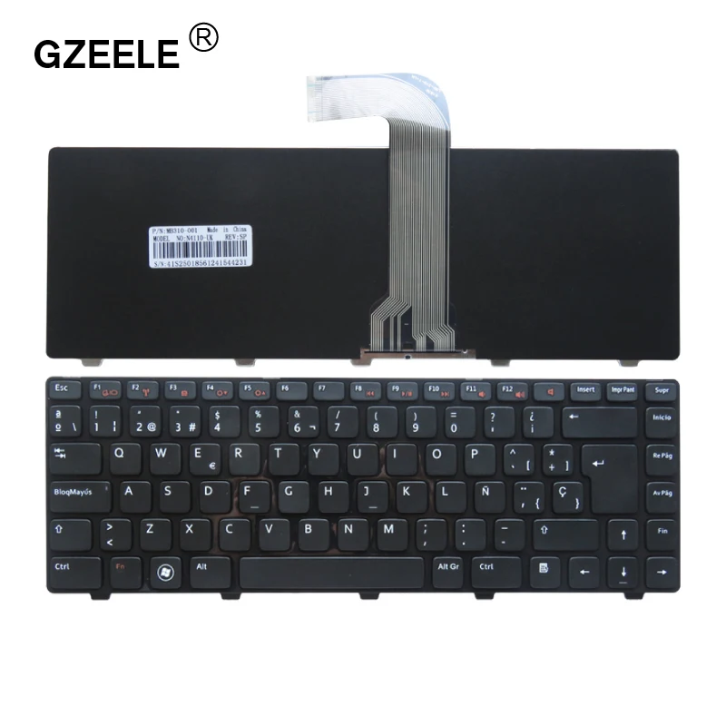 

Spanish Laptop keyboard for DELL Vostro 3550 XPS L502 N4110 N4120 M4110 N4050 M4040 N5050 M5050 M5040 N5040 SP keyboard black