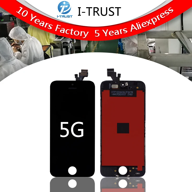 Класс A + качественный ЖК дисплей для iPhone 5 5G 5S 5C SE бесплатная доставка DHL с