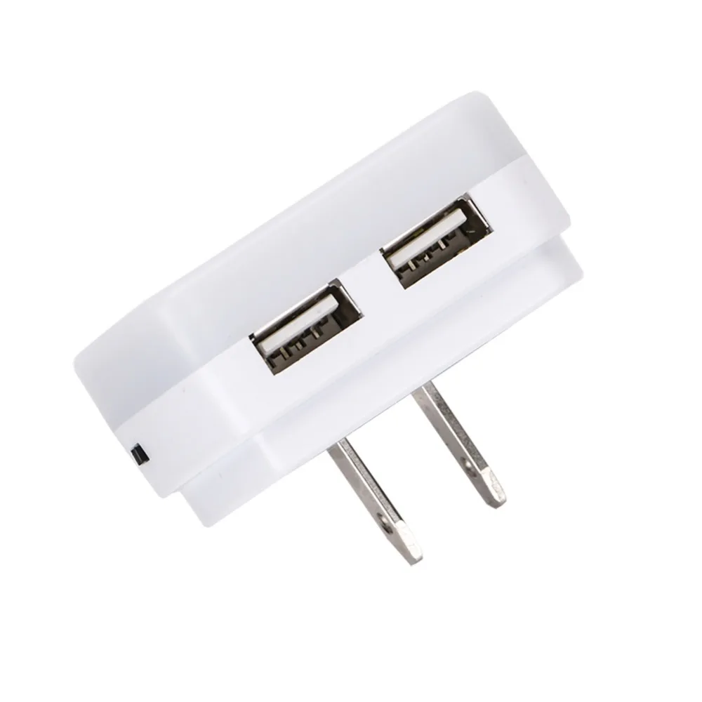 Светодиодный ночник WoodPow с двойным usb портом 5 в 1 А датчик освещенности комнаты