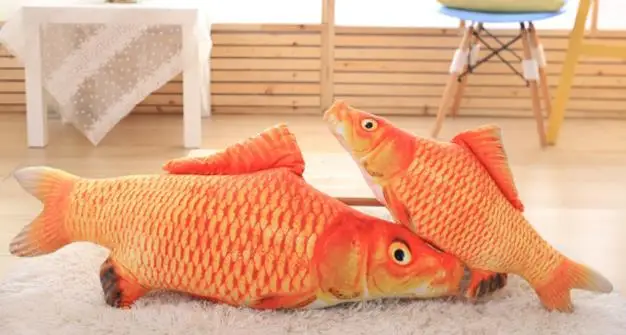 New pet toy fish plush puppies dog cat fun sleeping pillow catnip | Игрушки и хобби