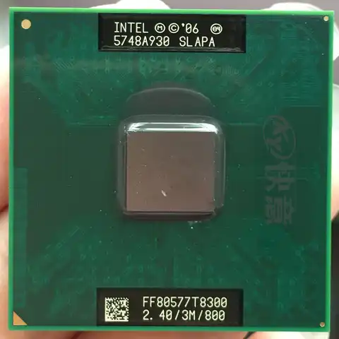 Оригинальный процессор intel Core 2 Duo T8300, 3 Мб кэш-памяти, 2,4 ГГц, 800, двухъядерный процессор для ноутбука GM45