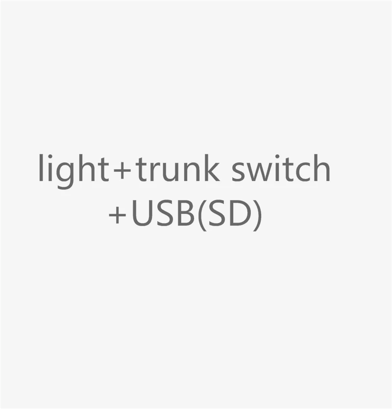 type 2 Lsrtw2017 багажник автомобиля переключатель USB Интерфейс с светодиодный для Chevrolet Cruze 2009 2010 2011 2012 2013 - Название цвета: type 2