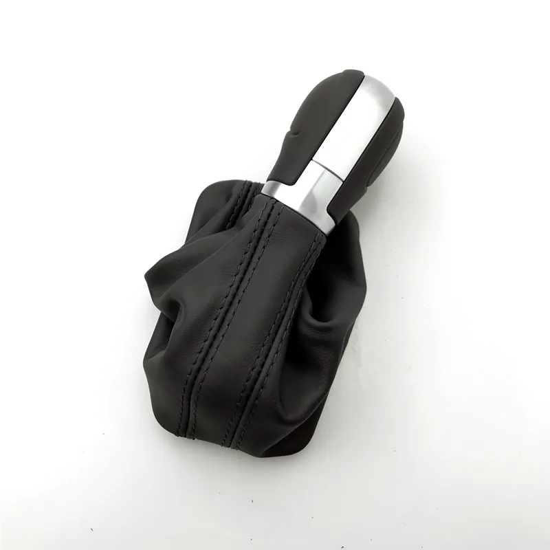 1 шт. DSG Редукторная головка DSG ручка переключения передач рычаг крышки Красные линии и белые линии Пылезащитная Крышка для VW Passat B7 CC 3AD 713 203 - Название цвета: The black line