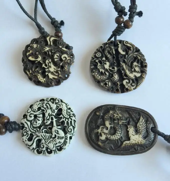 

12 necklace ethnic amulet mix color men's biker mix style jewelry