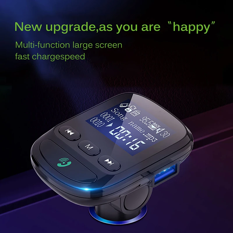 Bluetooth модулятор Onever автомобильный беспроводной с поддержкой 5 0 и USB