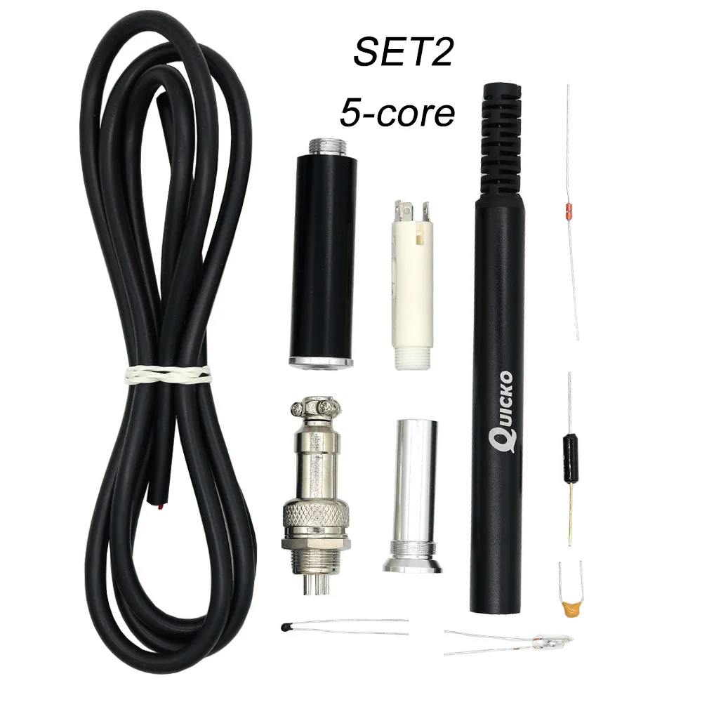 T12-9501 сплав паяльник ручка DIY наборы для STC/OLED 952/951 мини 942/941 станция металлическая ручка запасные части