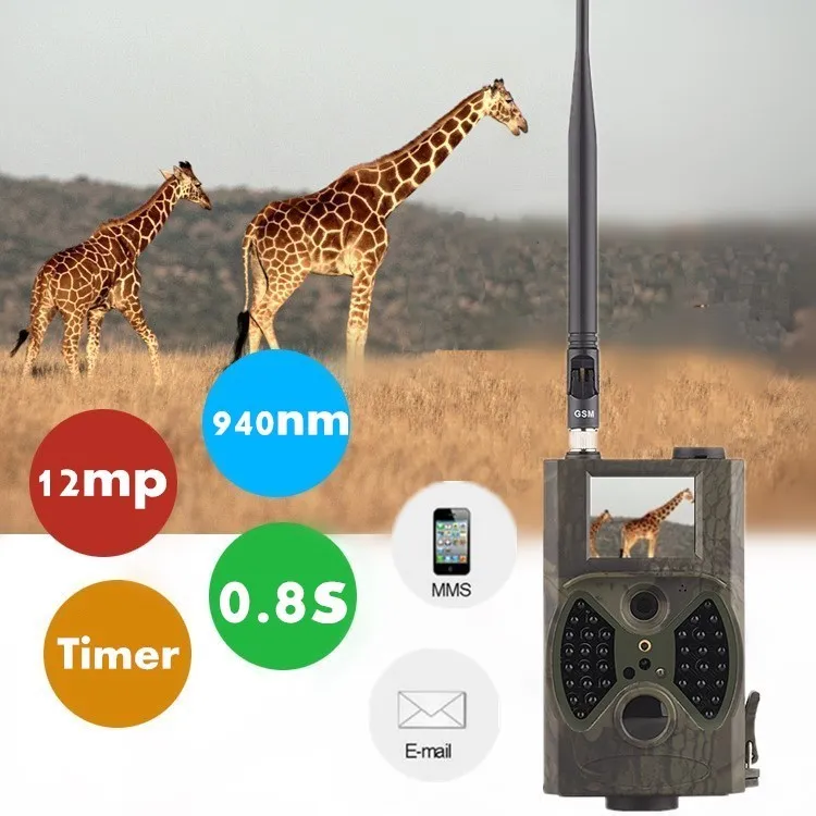 Наружная охотничья камера олень Trail HC 300M Full HD 12MP 1080P видео ночное видение MMS GPRS