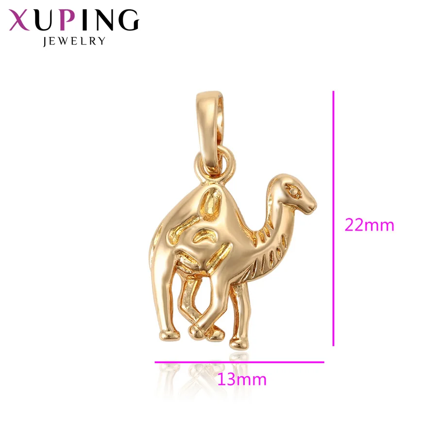 Xuping Jewelry Latest Model Popular Simplicity &quotDinosaur&quot Shape Gold-colour Pendant for Women Day Gifts 33549 | Украшения и