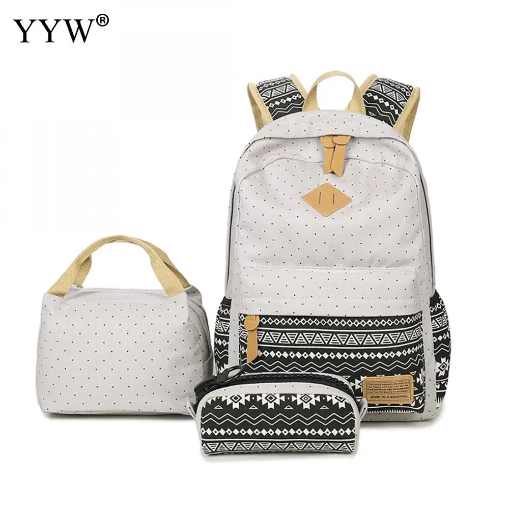 Модный женский рюкзак 3 шт./компл. Женский комплект из рюкзака женская сумка с