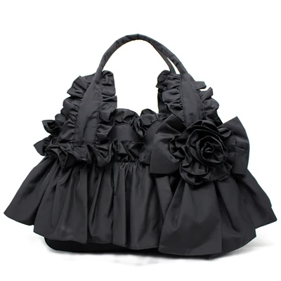 Весенне-летняя модная повседневная женская сумка на плечо с кружевным бантом |