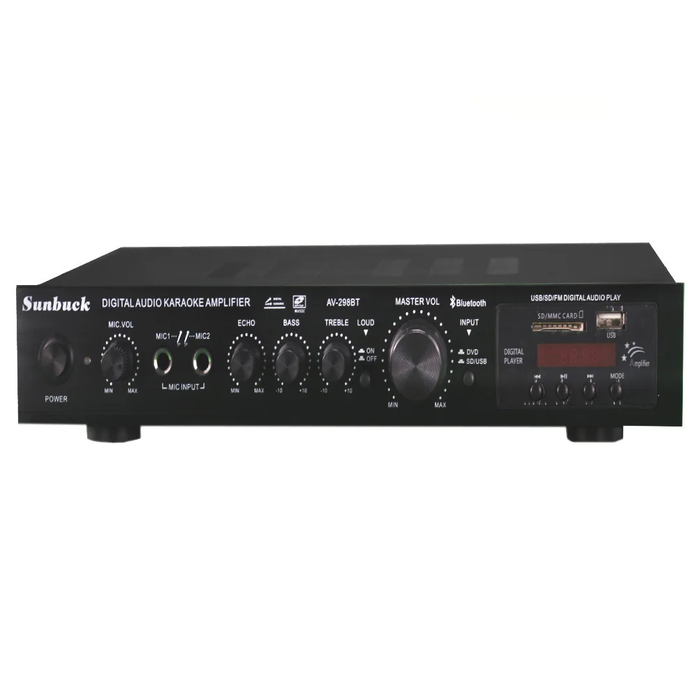 110 В 220 В 300 Вт+ 300 Вт+ 120 Вт FM SD USB пульт дистанционного управления 5.1CH Bluetooth 4,1 стерео цифровой AV объемный усилитель караоке кинотеатр