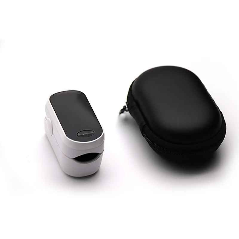 with case Мини Пальчиковый измеритель пульса OLED оксиметр de Dedo Spo2 кислородный Оксиметр крови saturometro de oxigeno монитор сердца - Цвет: with case