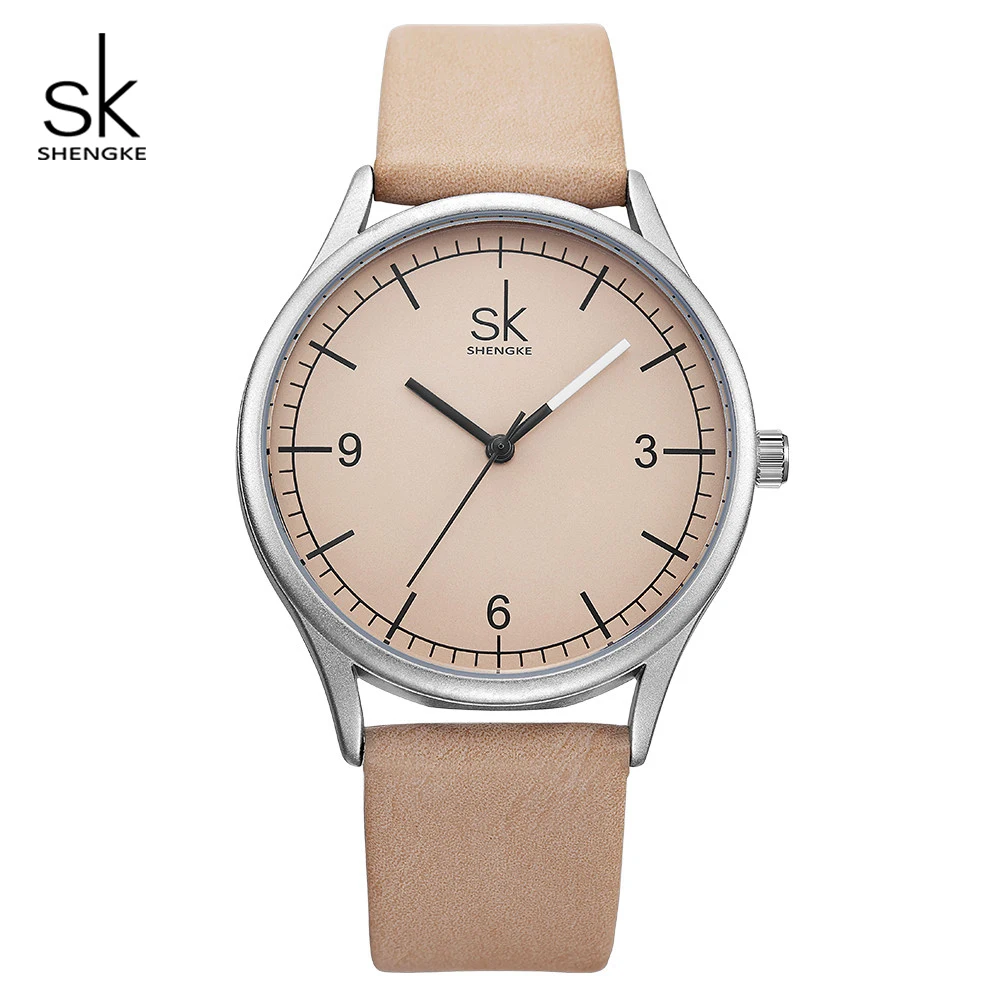 

Shengke Top Brand Quartz Watch Women Casual Fashion Leather Watches Relogio Feminino 2019 New SK Female Wrist Watch #K8028