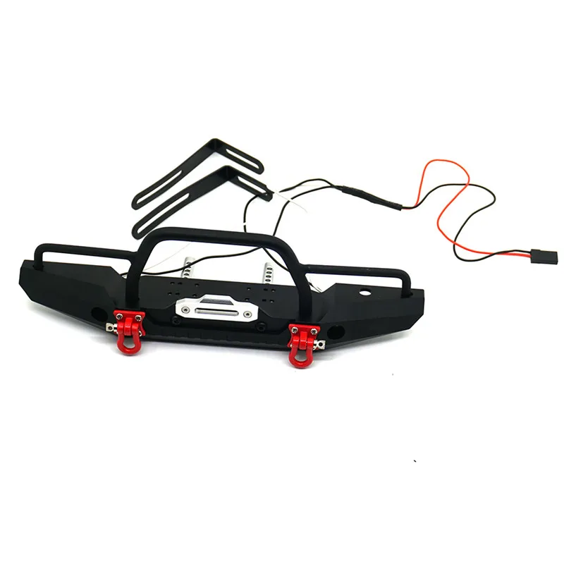 AXSPEED металлический передний бампер с крючком прицепа для 1/10 RC Гусеничный