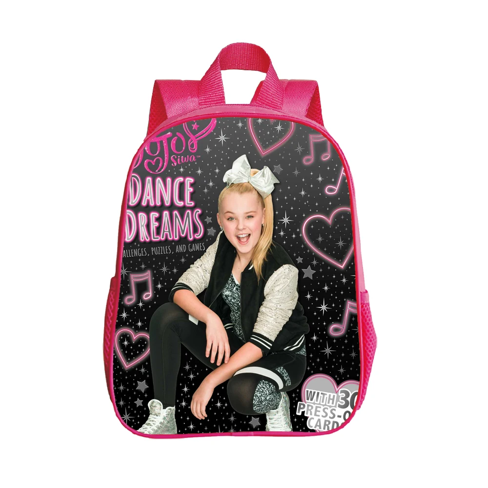 Милый розовый рюкзак Jojo Siwa детский дошкольный с красивым рисунком для начальной