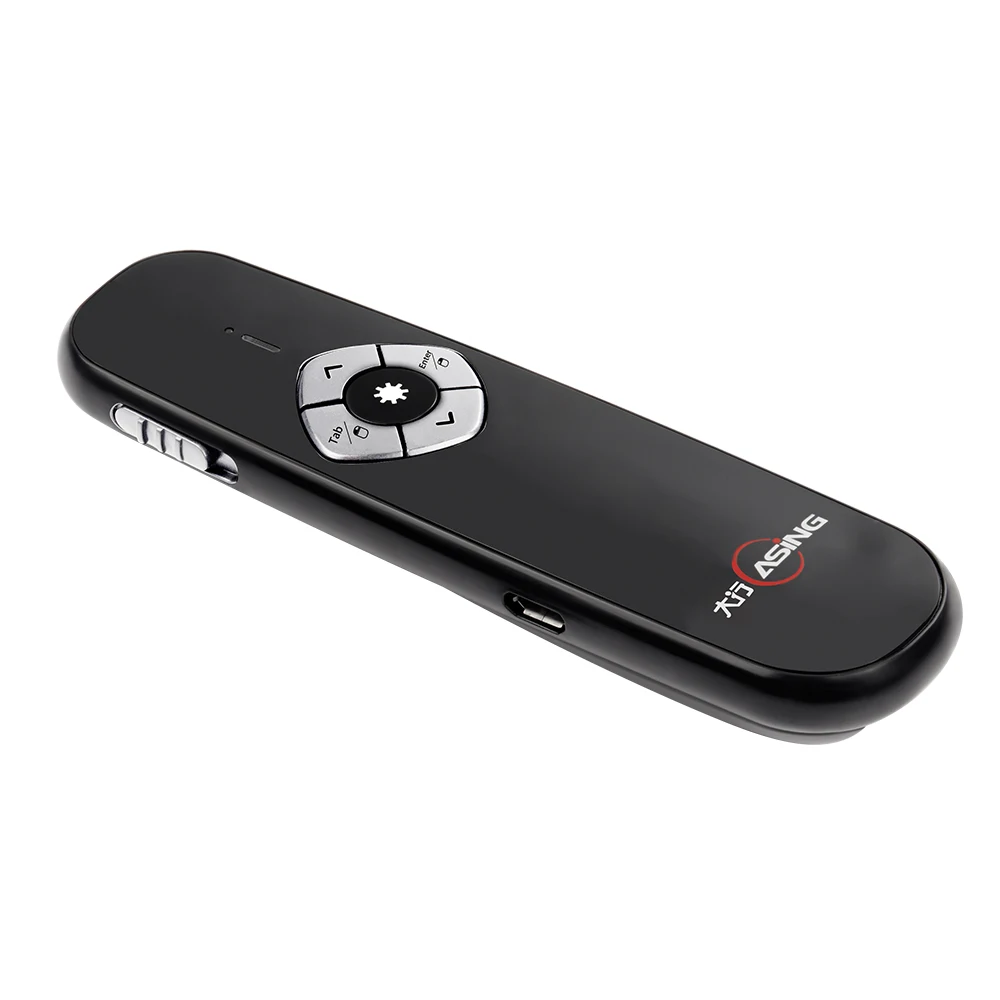 Presenter with air mouse function red laser presenter remote control folder wireless USB ppt power point demonstration |