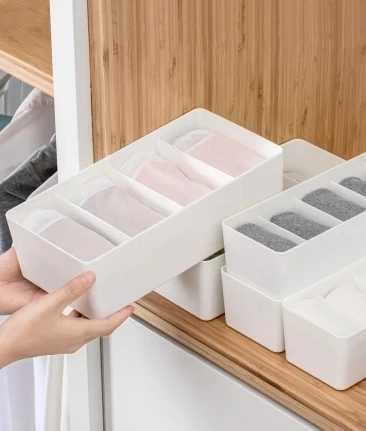 Отсек для хранения xiaomi mijia, коробка для хранения носков, нижнего белья, офисные принадлежности, коробка для косметики, умный дом