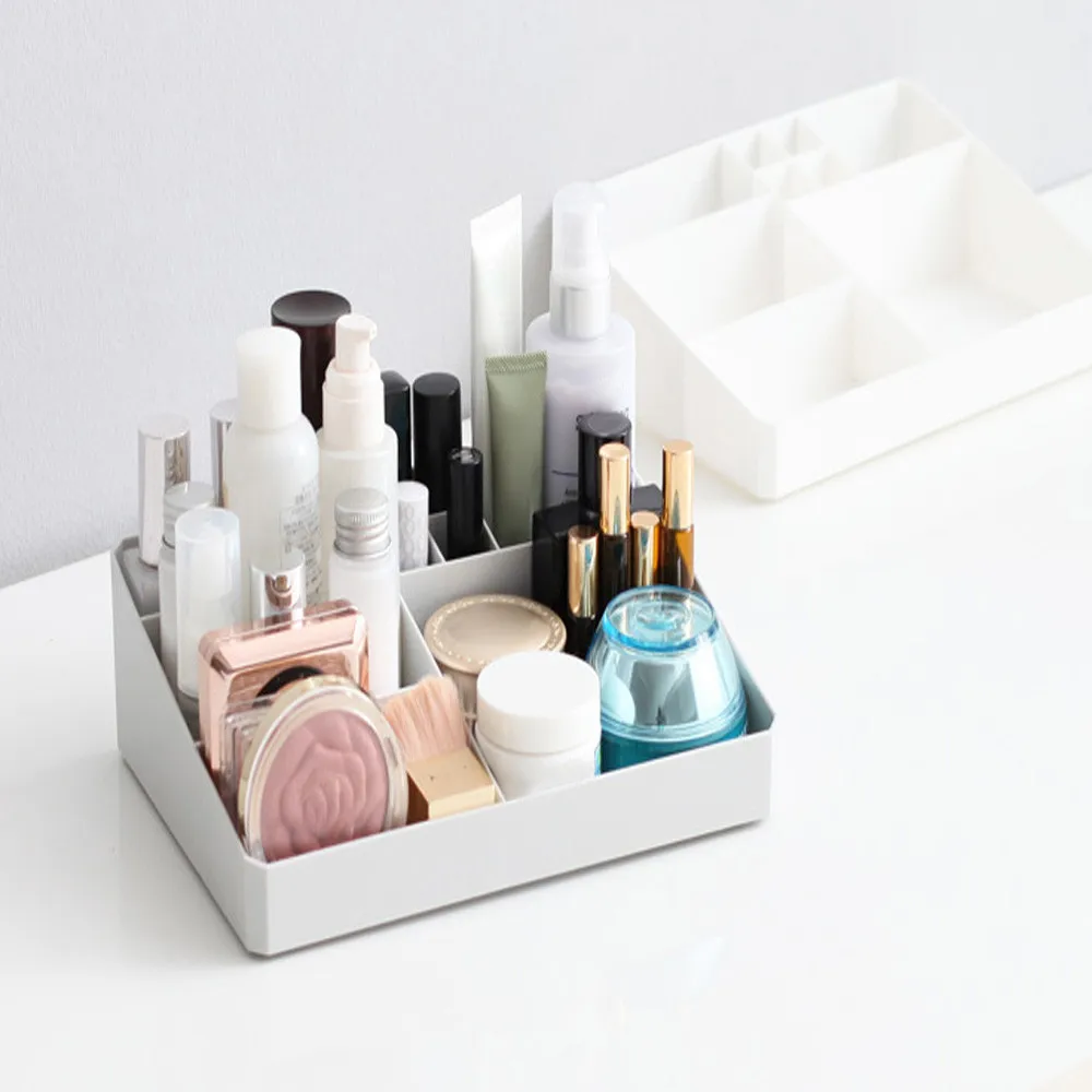 Акриловый Органайзер для макияжа розовый чемоданчик косметики ящик хранения с