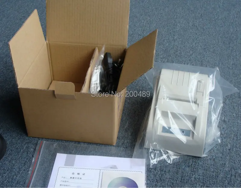 USB-порт высокоскоростной Черный 58 мм 5890T Термопринтер для чеков POS-Принтер Низкий