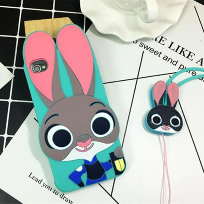 Mouplayca зверополис Джуди чехол для iphone 4 4s кремнезема Тонкий мягкая задняя крышка 5 5s