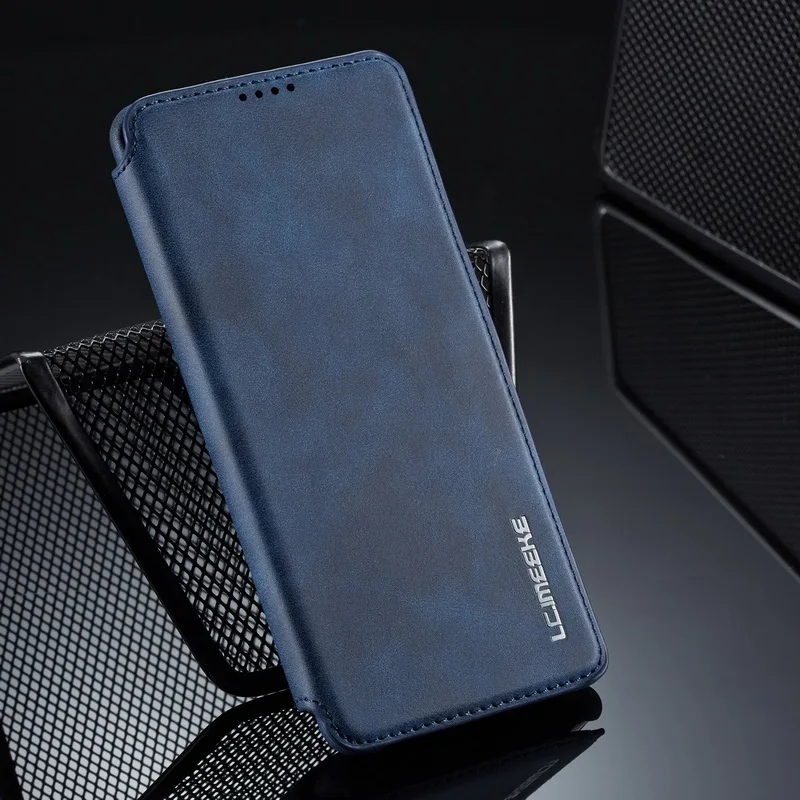 YISHANGOU роскошный Магнитный Флип-кошелек чехол для телефона huawei P30 Pro P20 Lite NOVA 3E 4E из искусственной кожи с подставкой и отделениями для карт тонкий Чехол - Цвет: Blue