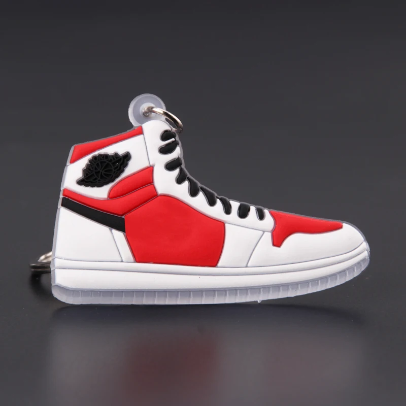 Picture Color1 Mini Jordan 1 брелок для обуви для мужчин и женщин брелок Классический Цвет AJ Ретро поколение баскетбольные кроссовки брелок - Цвет: Picture Color1