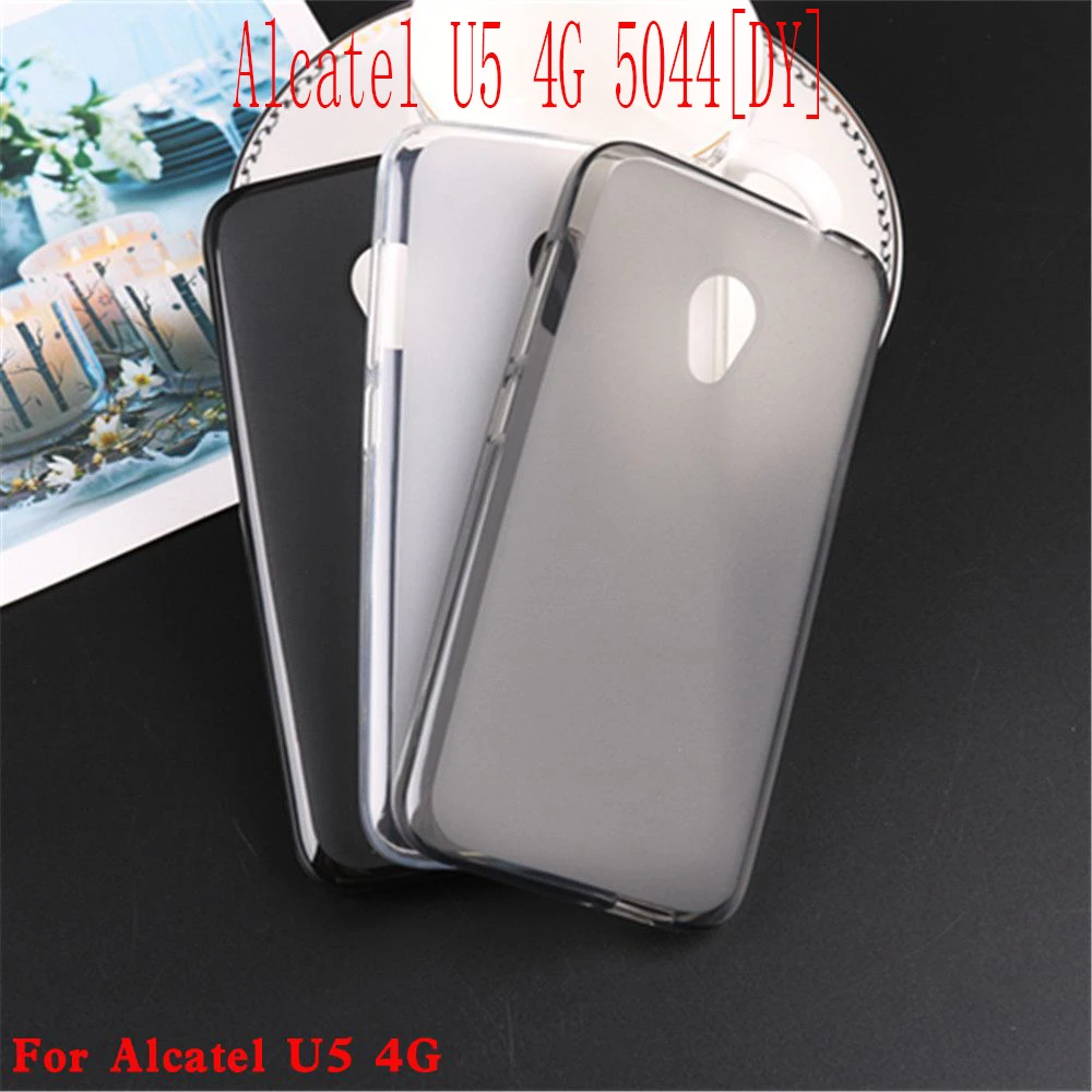Для Alcatel U5 HD 5047 [DY] 3G 4047 [DX] 4G 5044 Мягкий защитный чехол из ТПУ fundas Caso matte pudding silicone|coque
