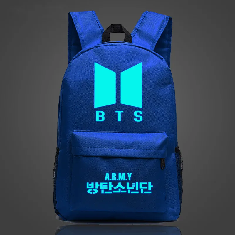 Рюкзак Bts рюкзак светящийся в темноте сумка пуленепробиваемая Подростковая со