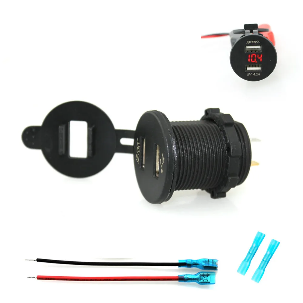 Автомобильная лодка морской ATV RV двойной USB зарядное устройство для телефона