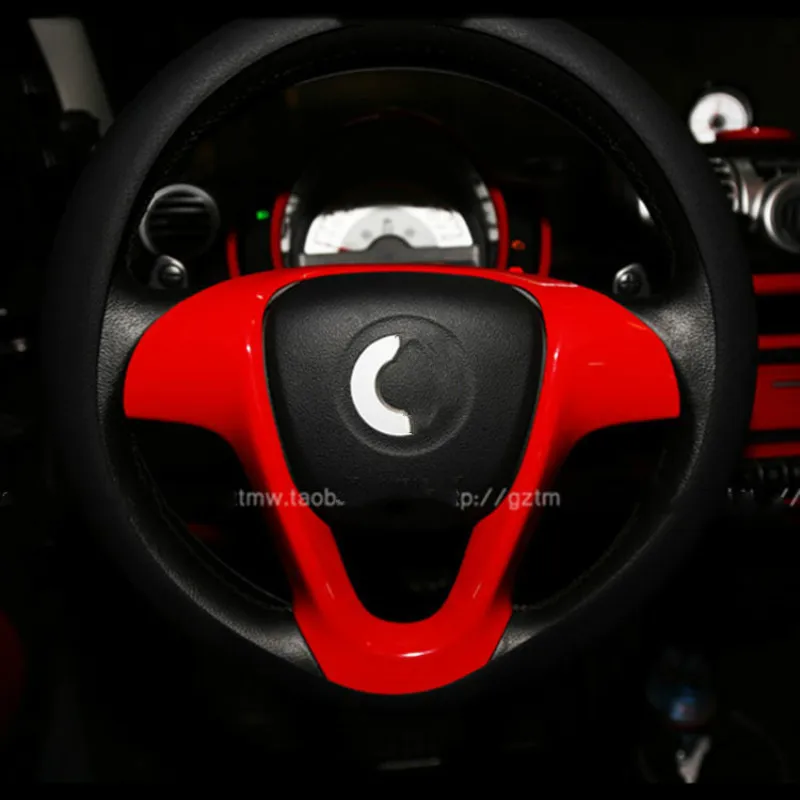 Для Mercedes Smart Fortwo три колеса T 1 углеродное волокно автомобиль персиковый