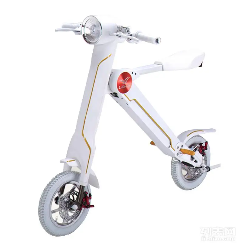 Легкий шаг K1, девять европейских/умных KBike Электрический складной скутер, мотоцикл, концепция - Цвет: 10.4AH