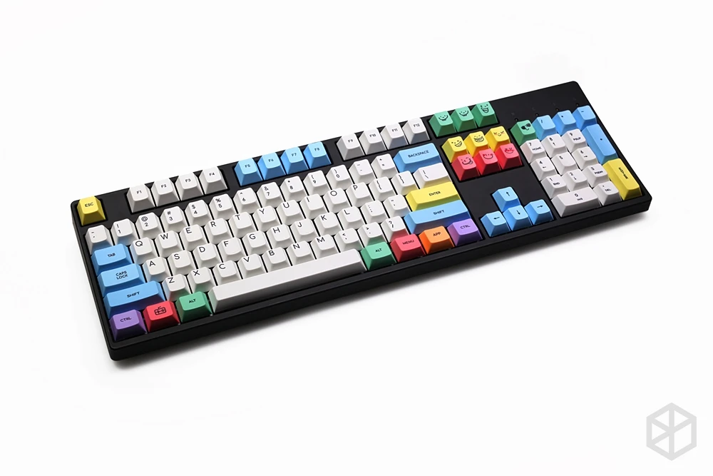 Вишневый профиль краситель Sub Keycap Set PBT пластиковый мелок для механической