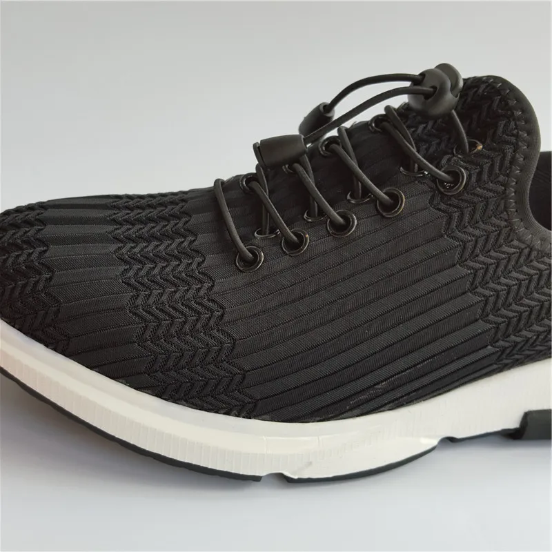 Мужские повседневные туфли черные мягкие кроссовки на шнуровке