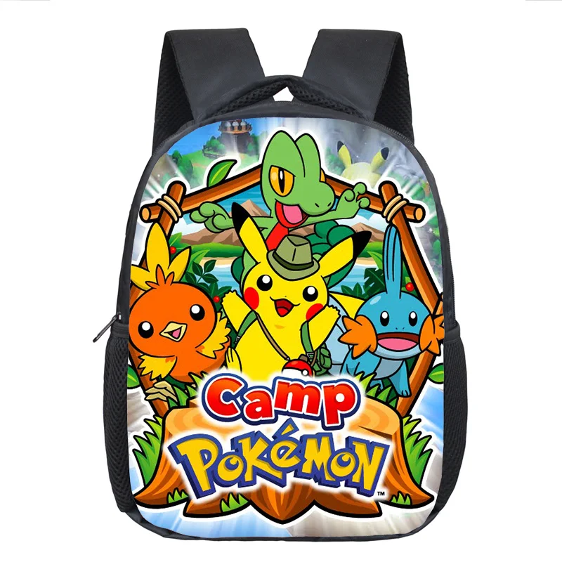 Аниме Покемон рюкзак Pocket Monster школьная сумка Ash Ketchum/Pikachu школьные рюкзаки для девочек и мальчиков детская сумка для книг