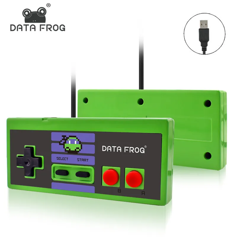 Data Frog пользовательский игровой контроллер 8 бит Проводной Usb геймпад джойстик для