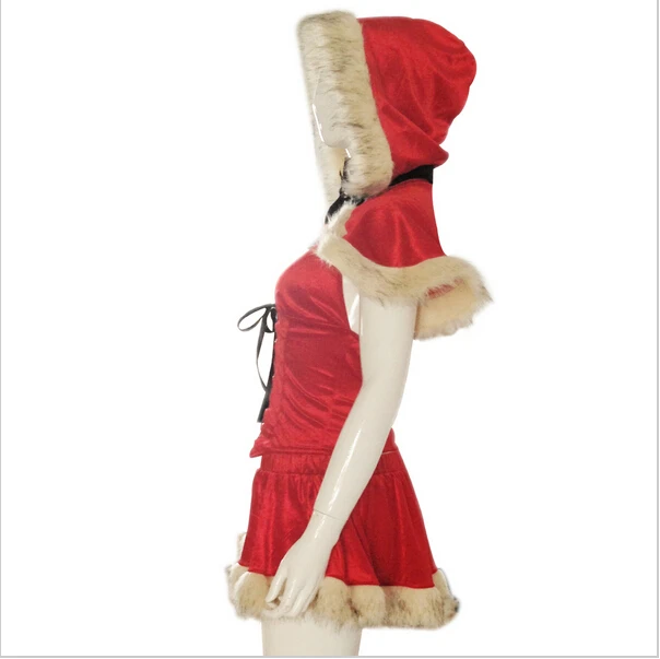 Лучшее качество, мисс Микки, Санта Клаус, Красная Шапочка, сексуальный Рождественский костюм, платье-комплект для вечеринки, одежда для взрослых, женское нижнее белье