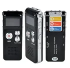 Перезаряжаемый цифровой Аудио Диктофон 8 ГБ, диктофон, телефон, MP3-плеер ET