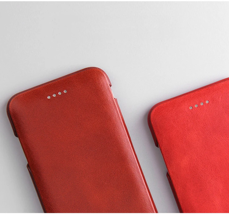 Классический деловой мужской чехол из натуральной кожи, флип-чехол для iPhone XS MAX XR 6 6S 7 8 Plus, чехол на магните, защитный чехол