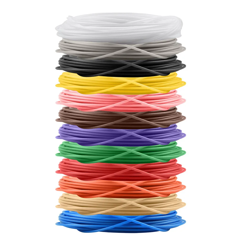 12 color filaments Подзарядка Робот 3d принтер Ручка голосовые подсказки низкотемпературная печать PLA нити арт рисунок «сделай сам» наборы для детей - Цвет: 12 color filaments
