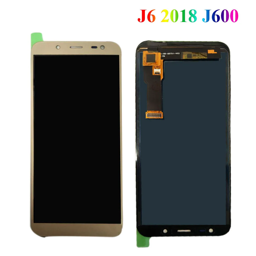 5 6 &quotЖК дисплей для samsung Galaxy J6 2018 J600 J600F J600Y J600G J600FN экран сенсорный цифратор В СБОРЕ