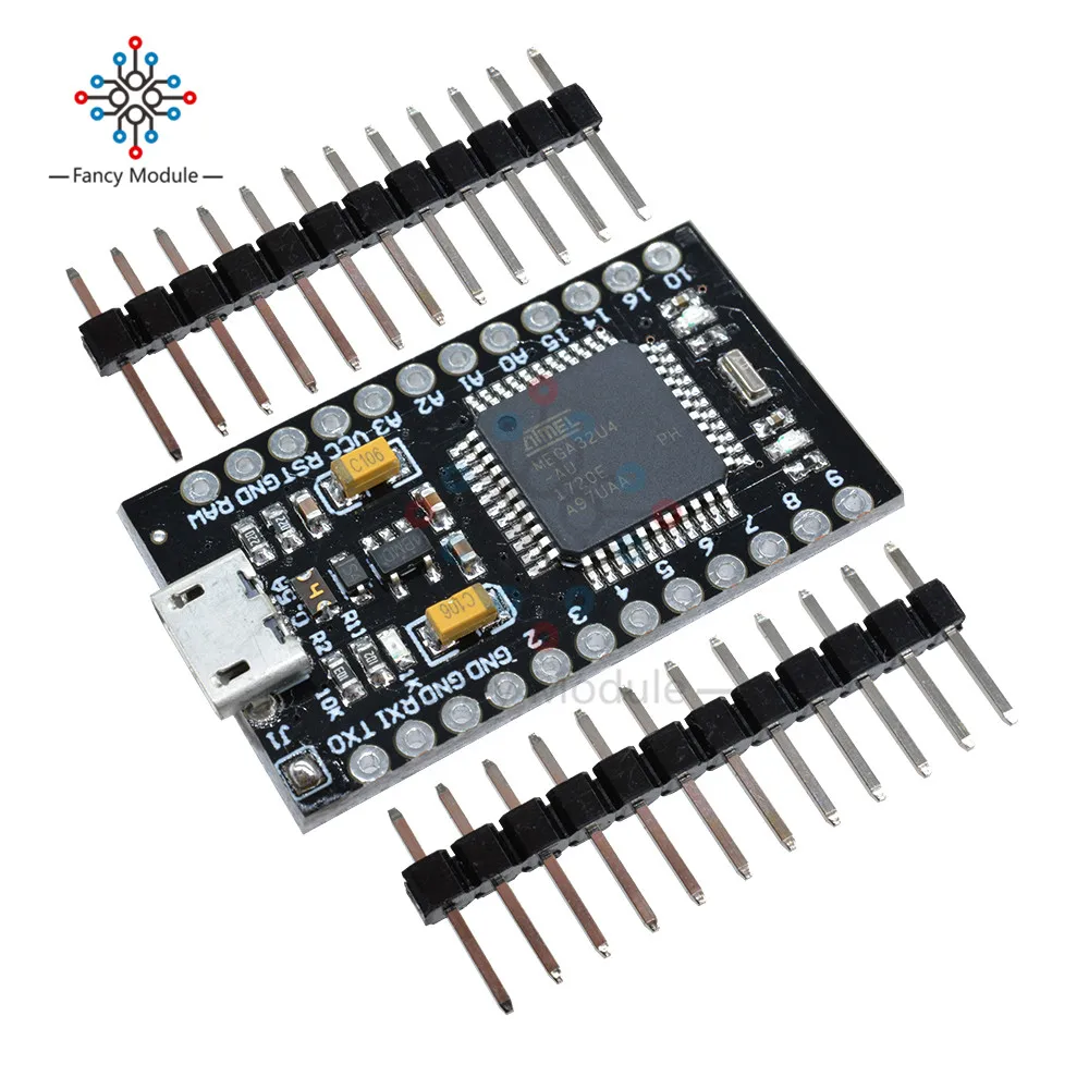 Плата контроллера ATmega32U4 5 в 16 МГц Nano Pro Micro USB для Arduino с Загрузчиком Mega32U4 Mini