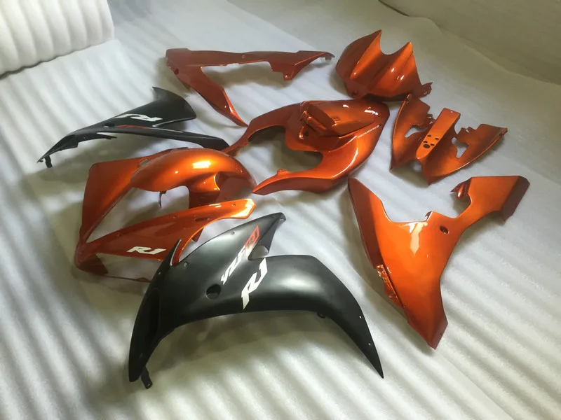 Комплект обтекателей для мотоцикла YZFR1 04 05 06 YZF R1 2004 2005 2006 yzfr1 YZF1000Orange матовый