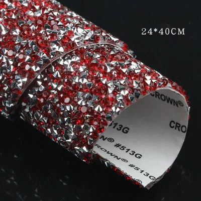 BlingBling горный хрусталь самоклеющиеся лист или исправления к ткани со стразами Decor рулона сетки для Одежда для свадьбы белый AB стразы для рукоделия