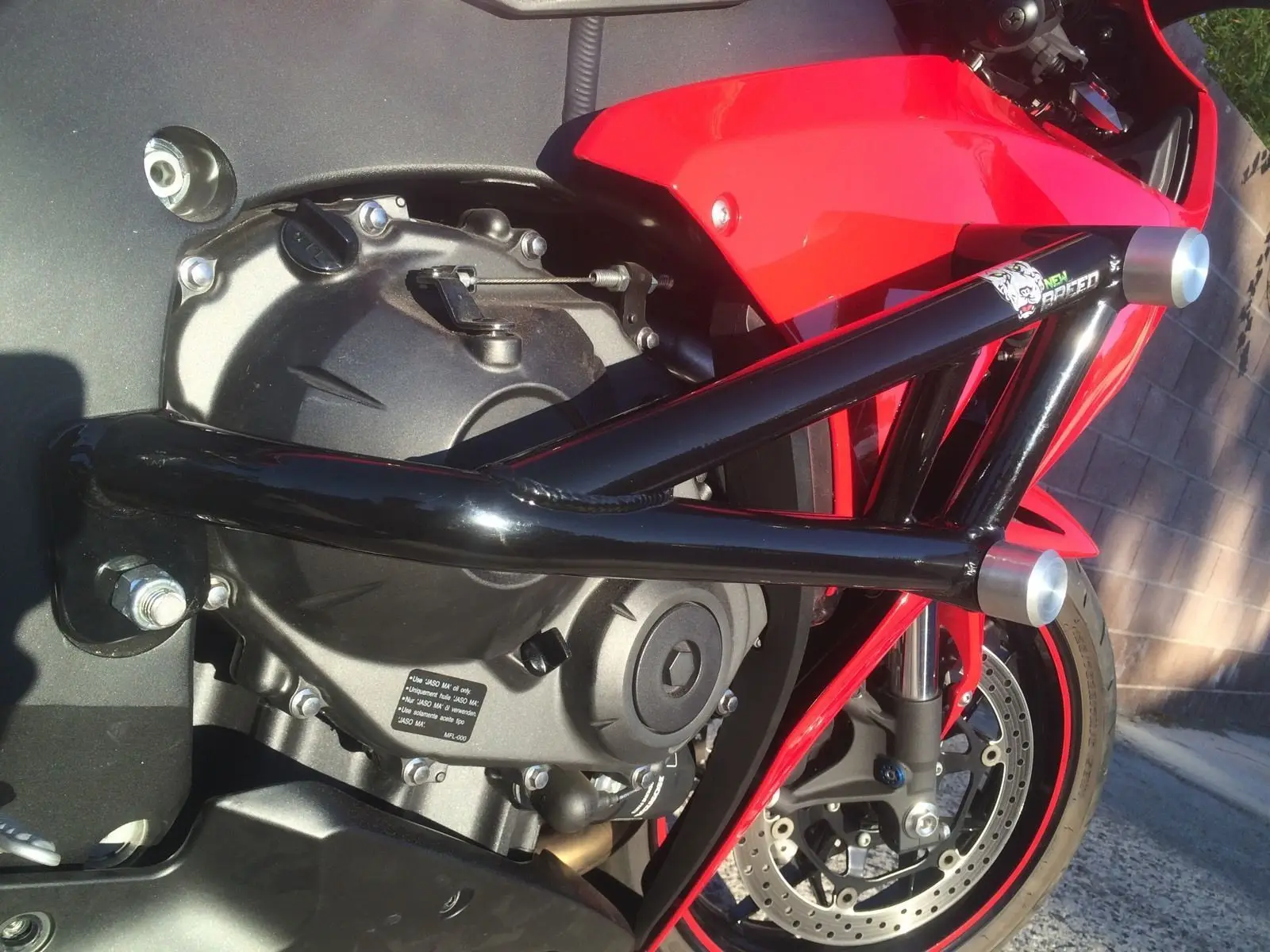 CBR 1000RR мотоцикл черный двигатель шоссе Крушение Бар защита для Honda CBR1000RR 2008 2009 2010 2011 2012 2013