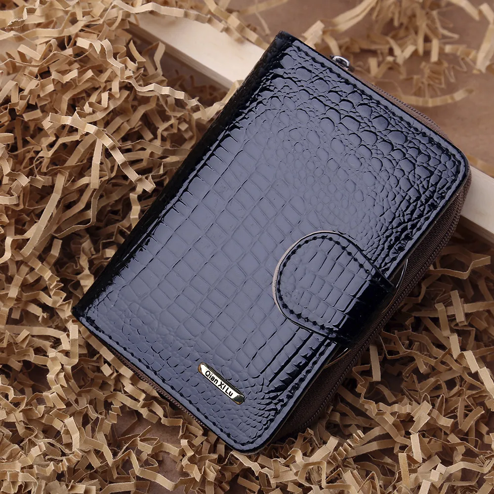 Модный мужской кошелек из натуральной кожи ID держатель для кредитных карт