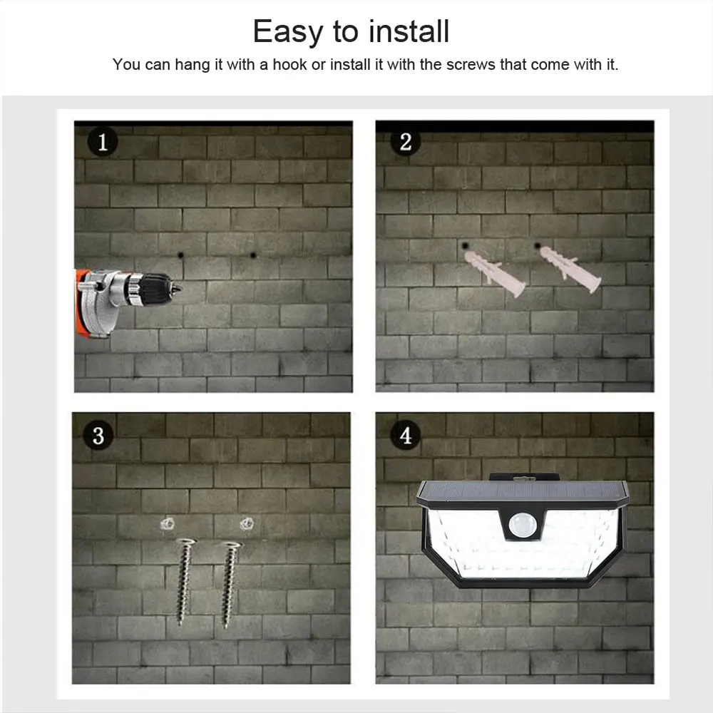 Walkway Lights Street Lamp Eco-Friendly 48LED Motion Sensor Fence Light Outdoor Garden Home | Лампы и освещение