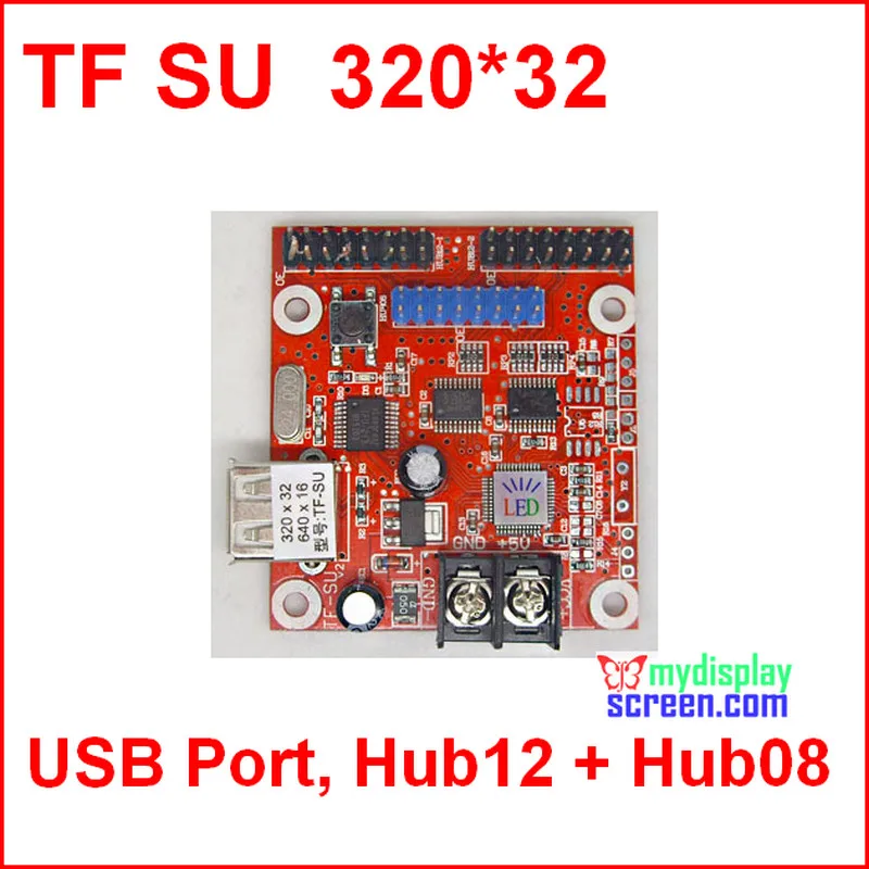 P10 одноцветный светодиодный контроллер панели поддержка usb управление 320*32