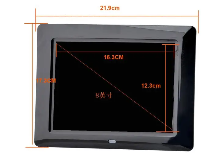 Новинка 8 дюймов lcd TFT многофункциональная цифровая фоторамка с MP3/MP4 плеером