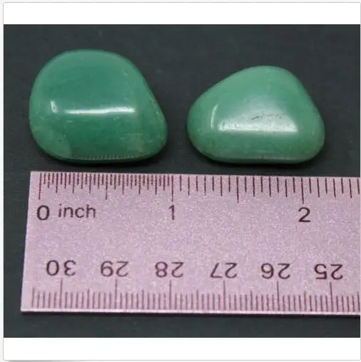 

2 Large Green Aventurine Tumbled Stone: Crystal Healing Reiki Tumble